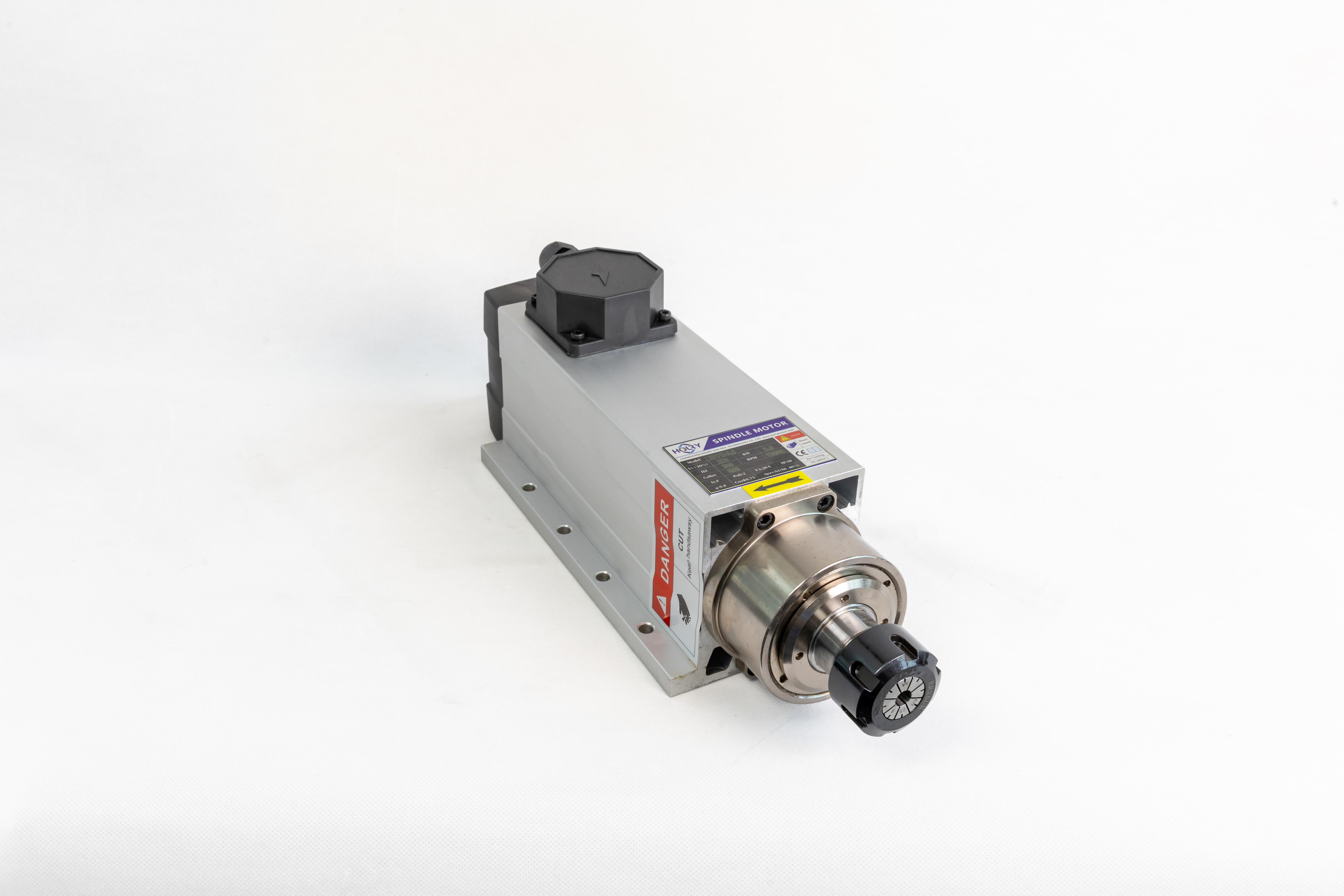 CNC উড ওয়ার্কিং মেশিনের জন্য উচ্চ দক্ষতা 3.5KW এয়ার কুলড স্পিন্ডল মোটর ER25
