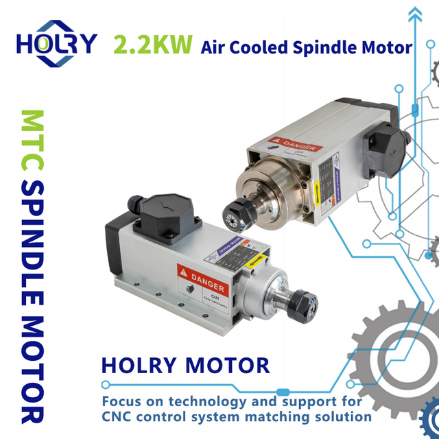 CNC 목재 작업 기계용 고효율 2.2KW 공기 냉각 스핀들 모터 ER20