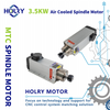 CNC উড ওয়ার্কিং মেশিনের জন্য উচ্চ দক্ষতা 3.5KW এয়ার কুলড স্পিন্ডল মোটর ER25