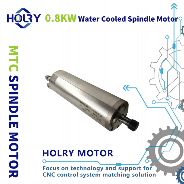 Motor vretena velike brzine 110V 220V 800W vodeno hlađen ER11 za CNC glodanje