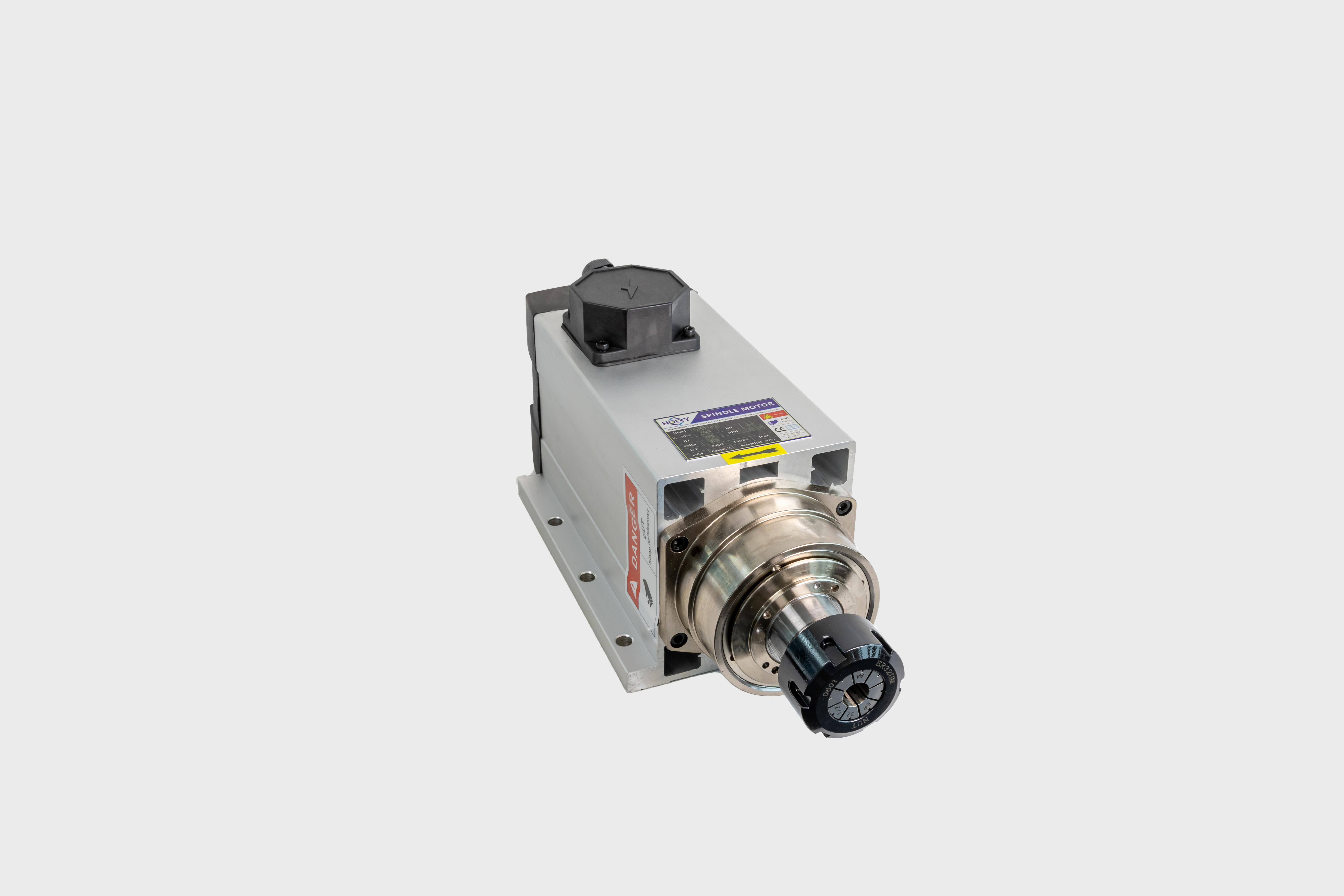 CNC উড ওয়ার্কিং মেশিনের জন্য উচ্চ দক্ষতা 3.5KW এয়ার কুলড স্পিন্ডল মোটর ER25