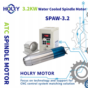 Động cơ trục ch&iacute;nh ATC 3.2kw l&agrave;m m&aacute;t bằng nước tốc độ cao Trục ch&iacute;nh CNC ISO30 cho bộ định tuyến Cnc
